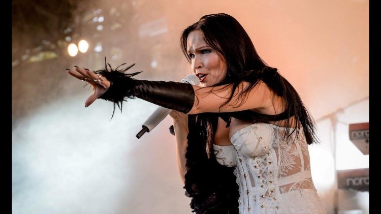 Tarja Turunen in underwear