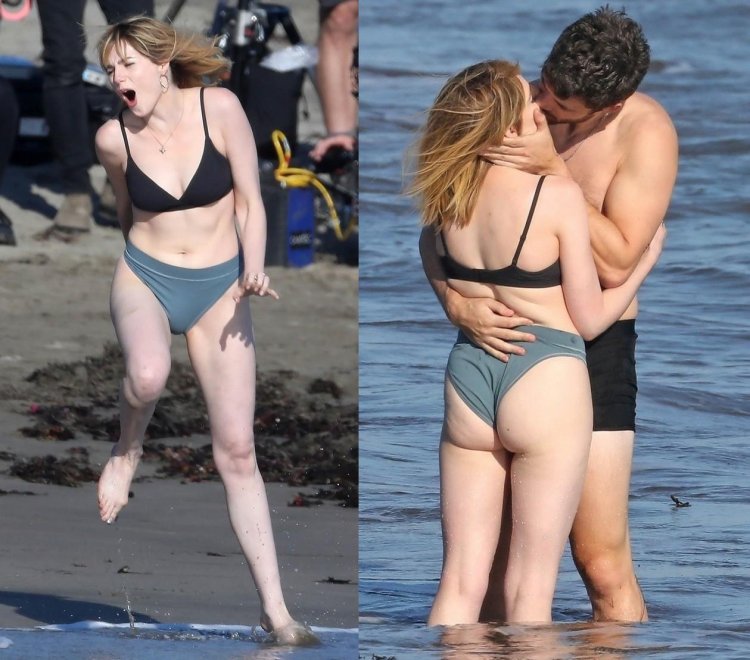 Lucy Boynton Bikini