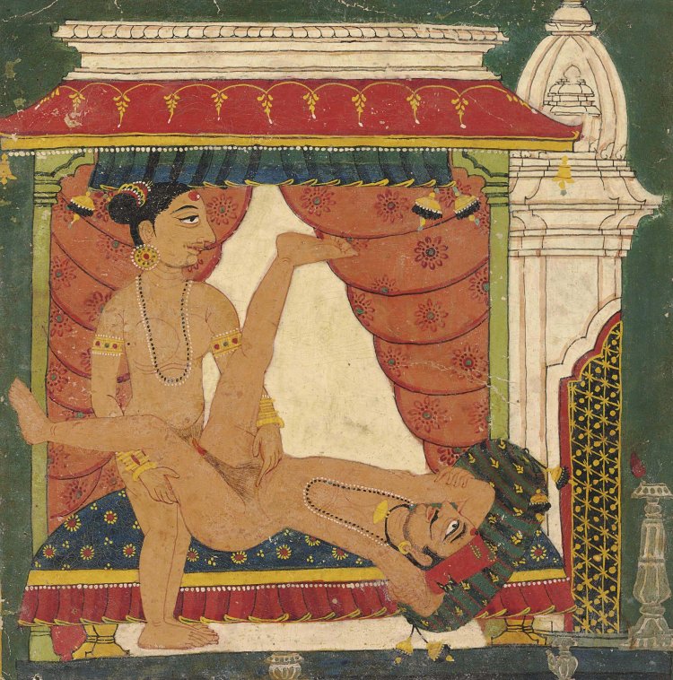 Erotic painting of India