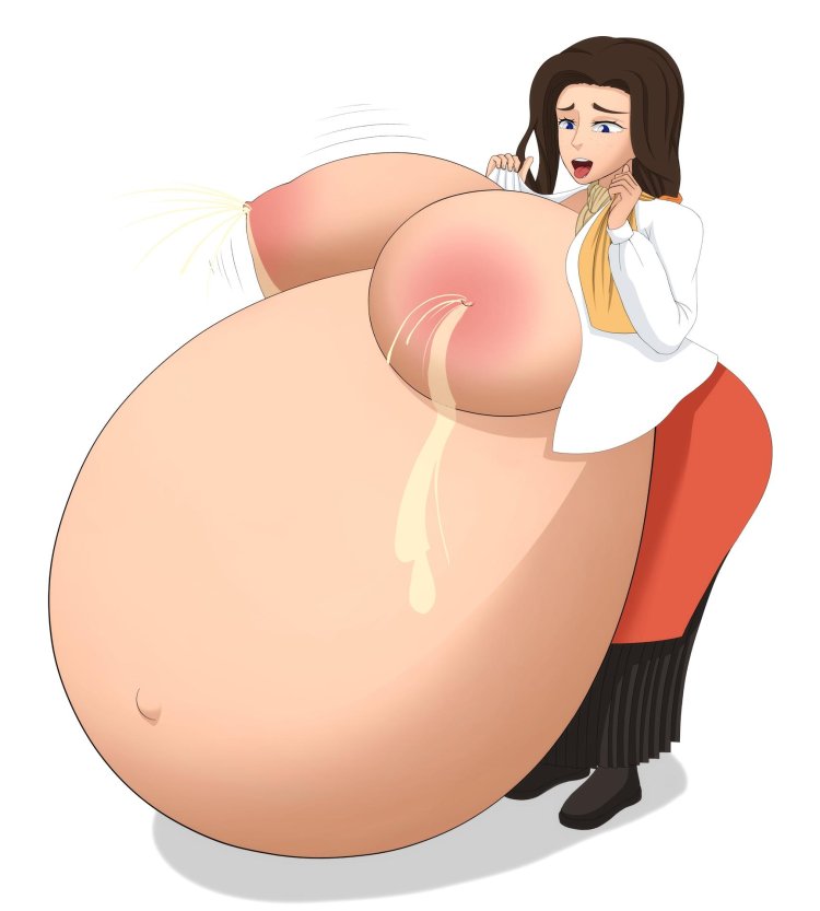 Huge breasts lactation belly Hyper ready to Pop xxx