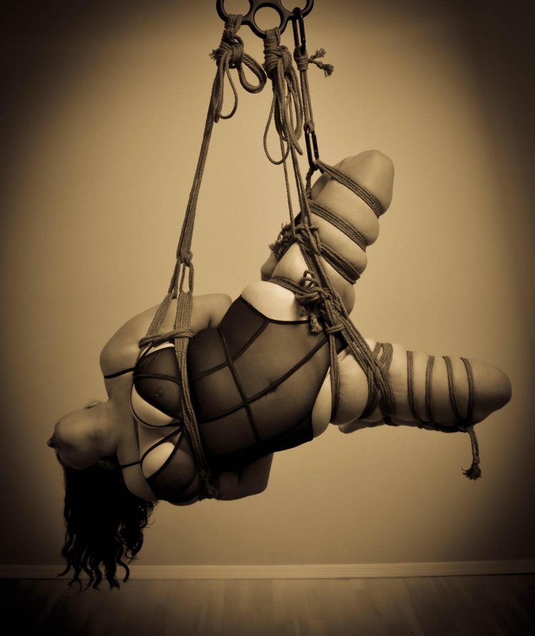 Fat naked women Shibari