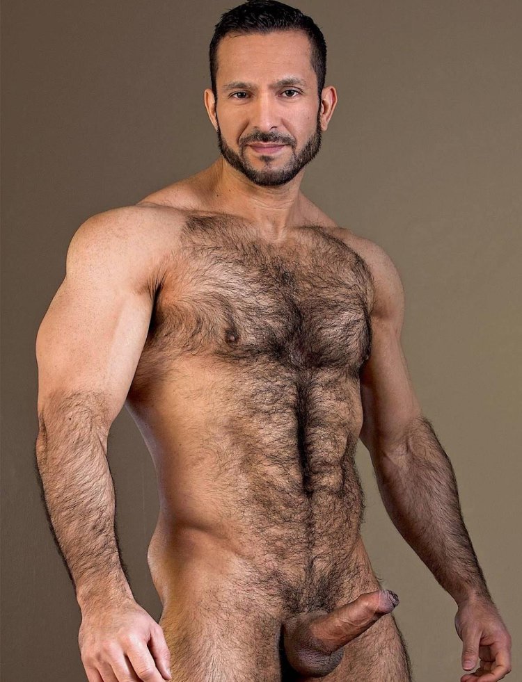 Beautiful naked hairy guys