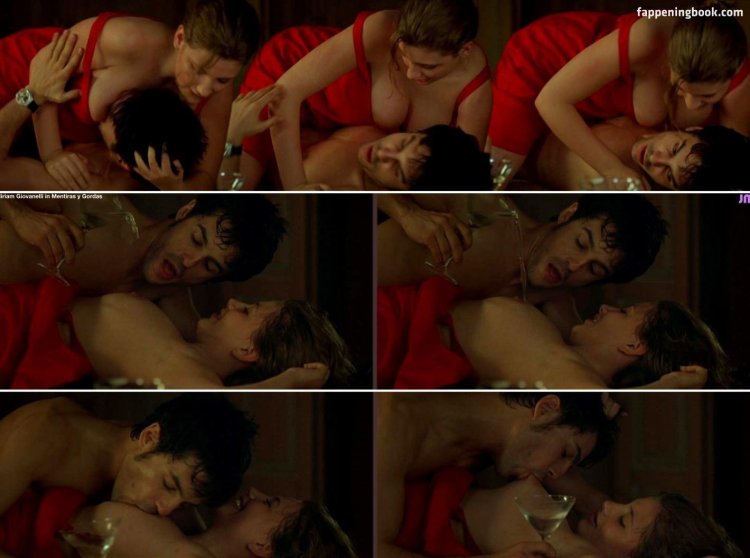 Naked boobs Miriam Giovanelli