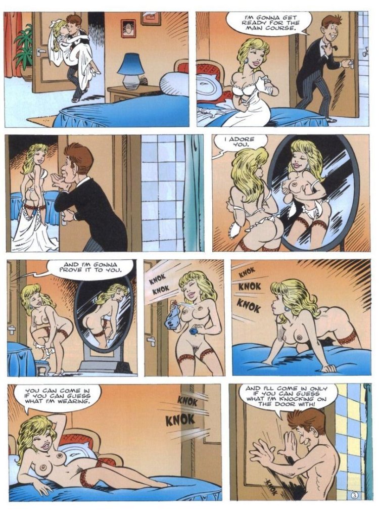 Erotic comics from magazines