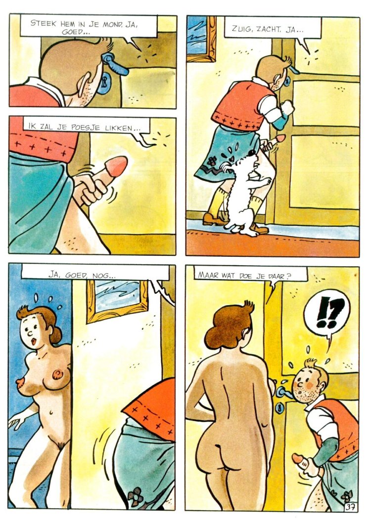 Tintin Erotic comic book