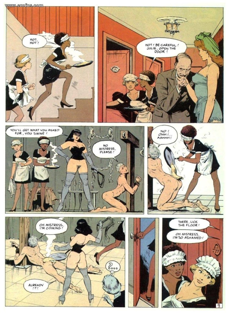 Erotic retro comics