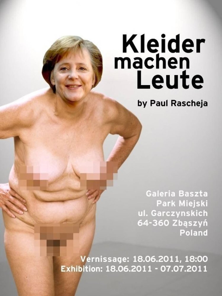 Naked angel Merkel XXX