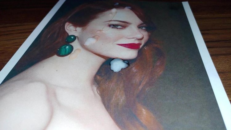 Emma Stone legs Cum Tribute