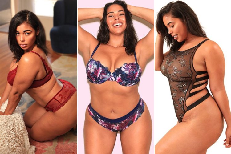 Tabria Majors Plus Size model