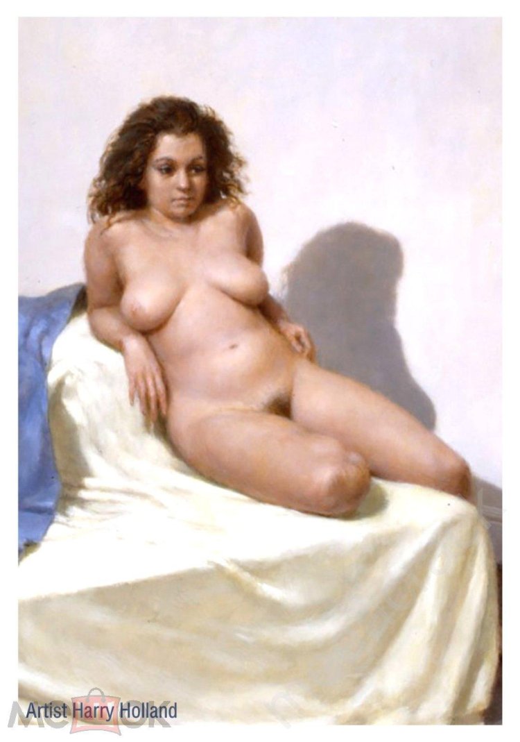 Harry Holland Paints Nude