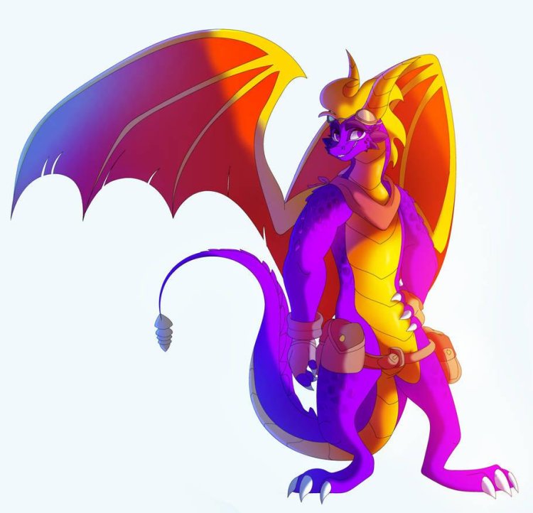 Adult spyro art
