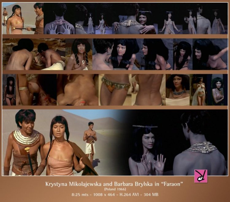 Naked Barbara Brylsk in the film Farah