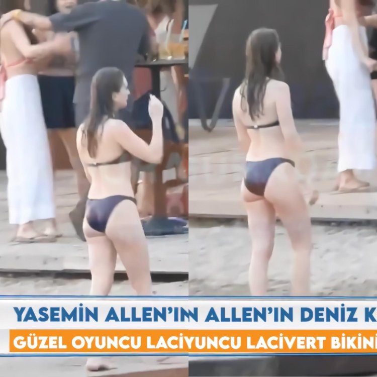 Yasemin Allen in underwear