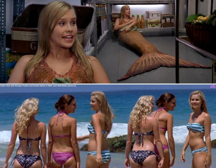 Claire Holt in the swimsuit H2O
