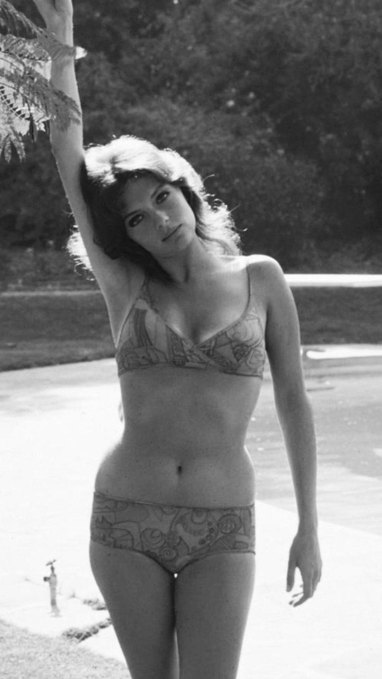 Jacqueline Bisset in his youth