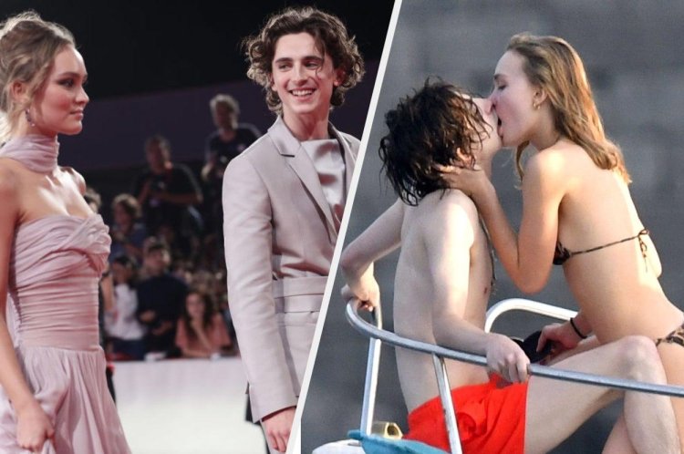 Timothee Chalamet and Lily Rose