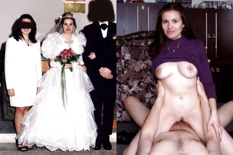 Brides Dressed undressed anal