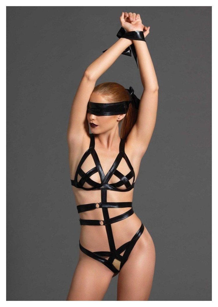 Costume from BDSM straps