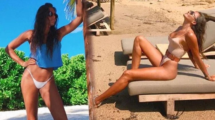 Dilyara Zinnatullina in a swimsuit