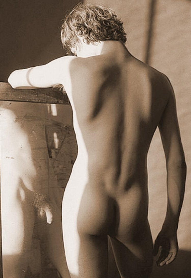 A naked boy in films