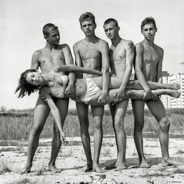 Boys Retro Nudism