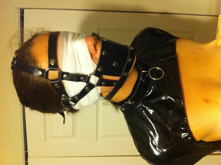Leather bondage BDSM Girl