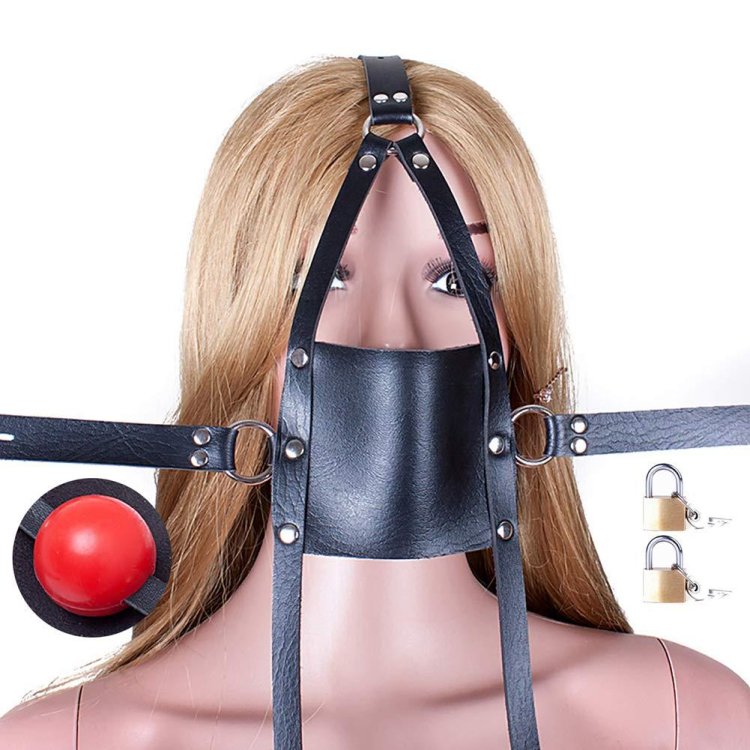 Leather muzzle BDSM