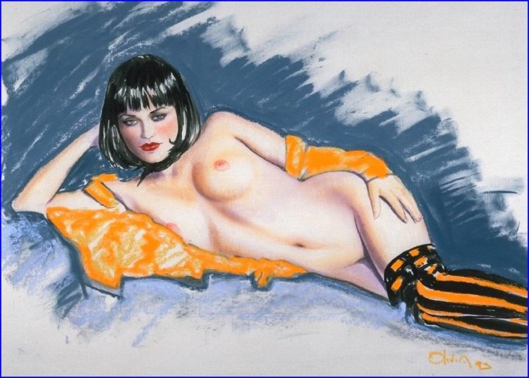 Italian pornstar Olivia de