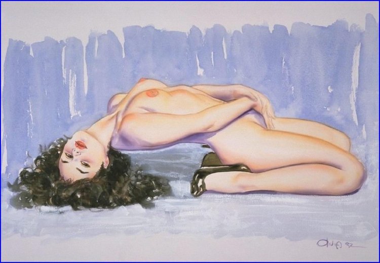 Olivia Berardinis Artist Nude