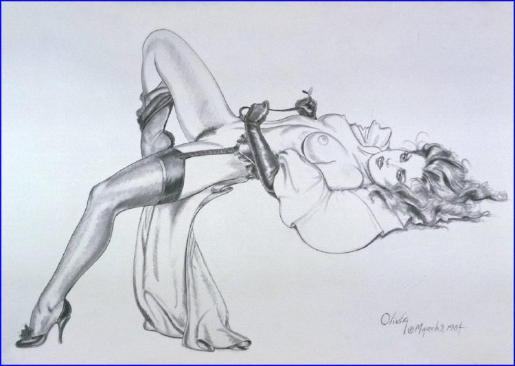 The most beautiful erotic drawings