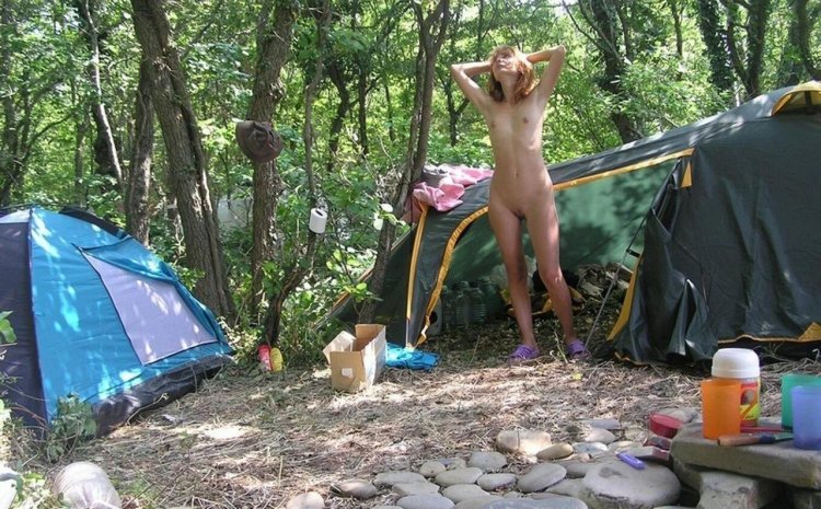 Naked women on a tourist campaign