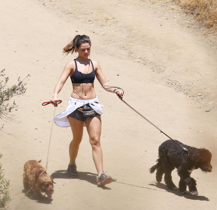 Daniel Campbell in a swimsuit
