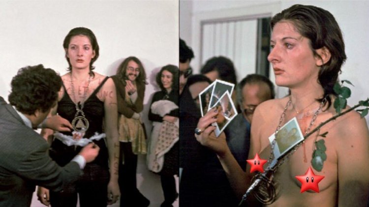 Marina Abramovich performance 1974