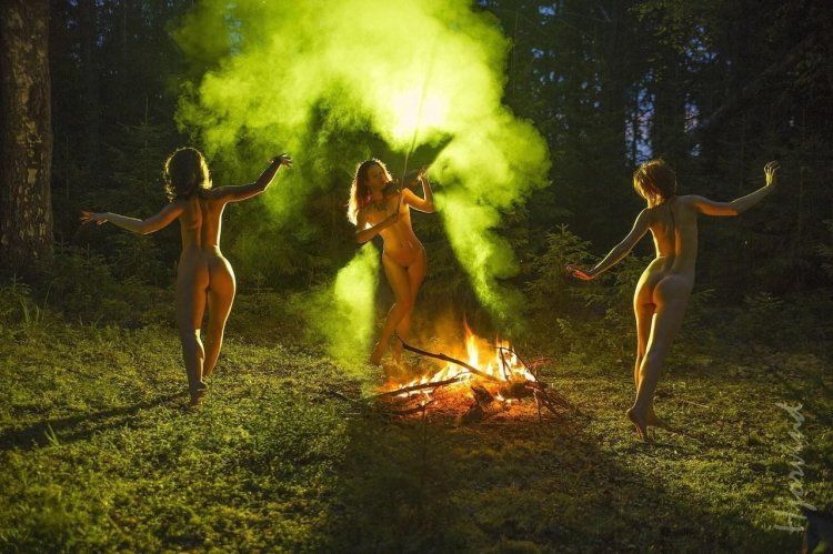 The holiday of Ivan Kupala naked