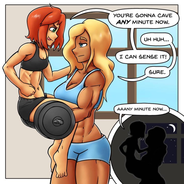 Tall women in comics