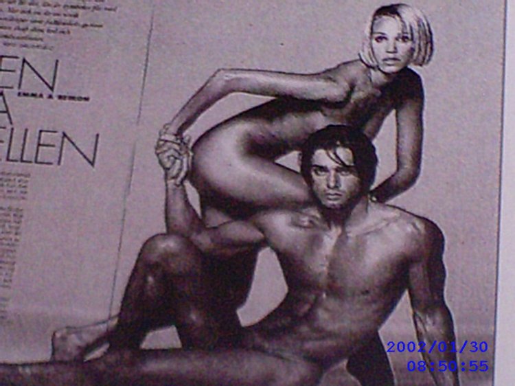 Emma Siloerg Naked in the film