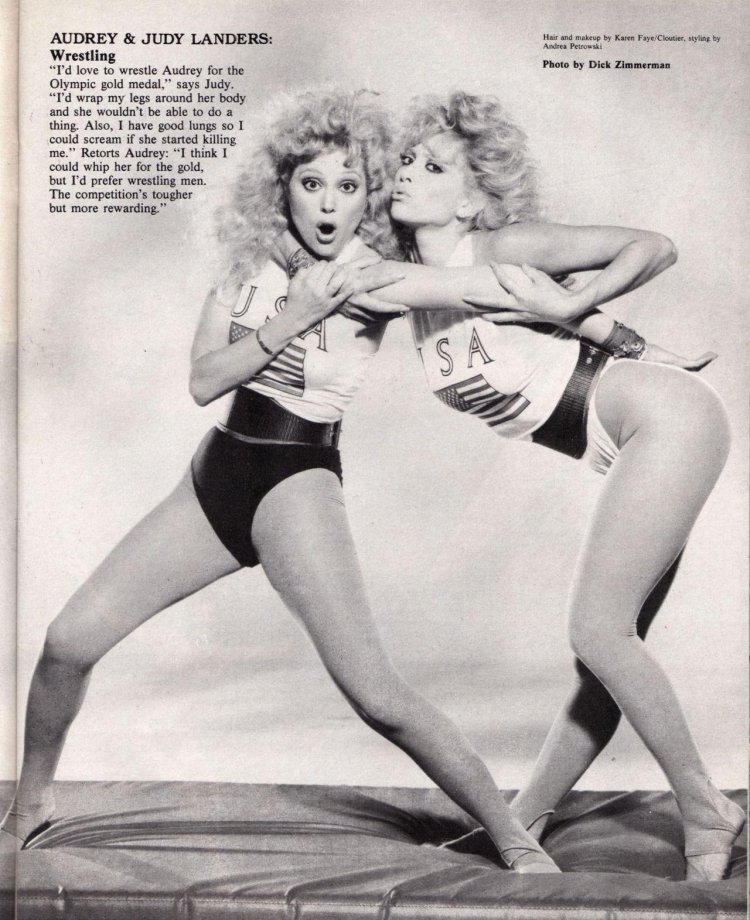 Audrey Landers in a swimsuit