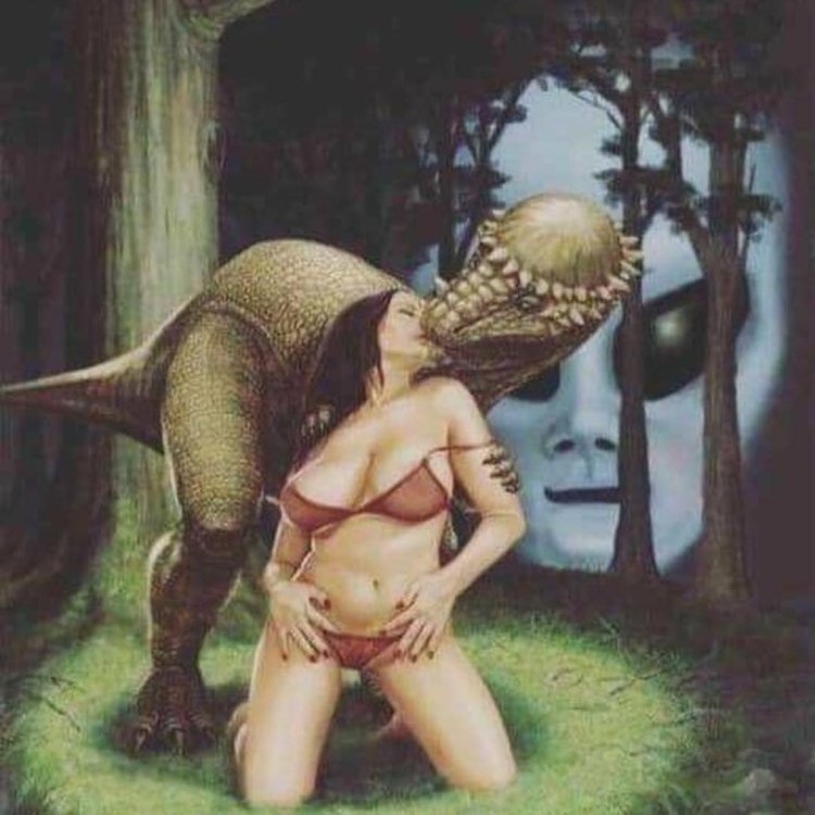 Dinosaurs Erotic art