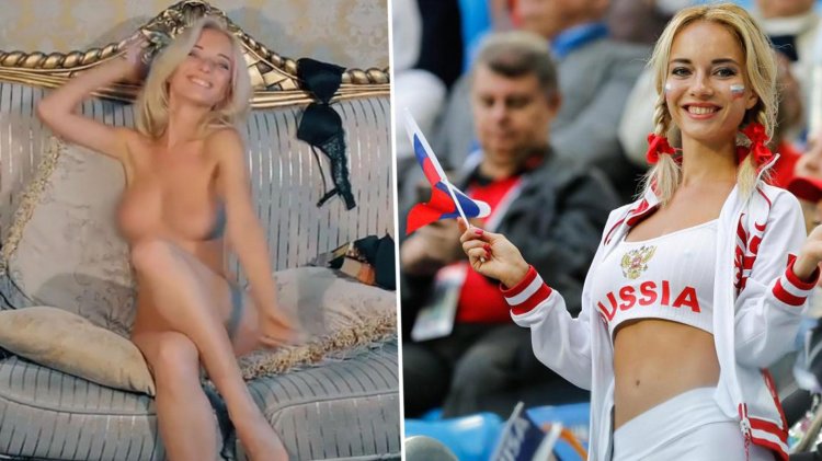 Russian fan Natalya Andreeva Nemchinova