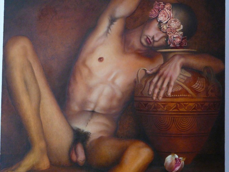 Erotic painting Male