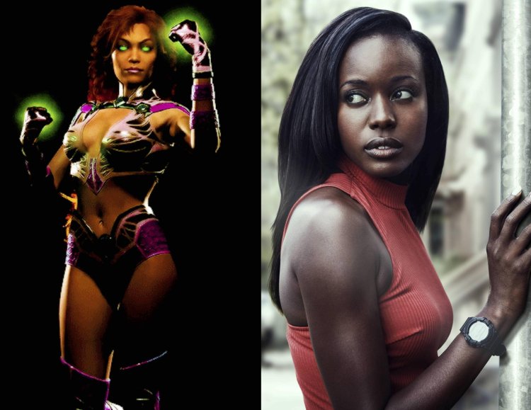 Anna diop Starfire hot