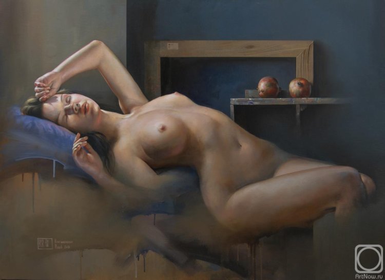 Erotic painting Konstantin Kachev