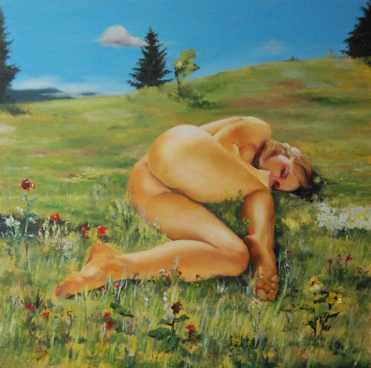 Modern erotic painting