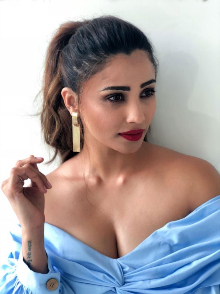 Daisy Shah in a swimsuit