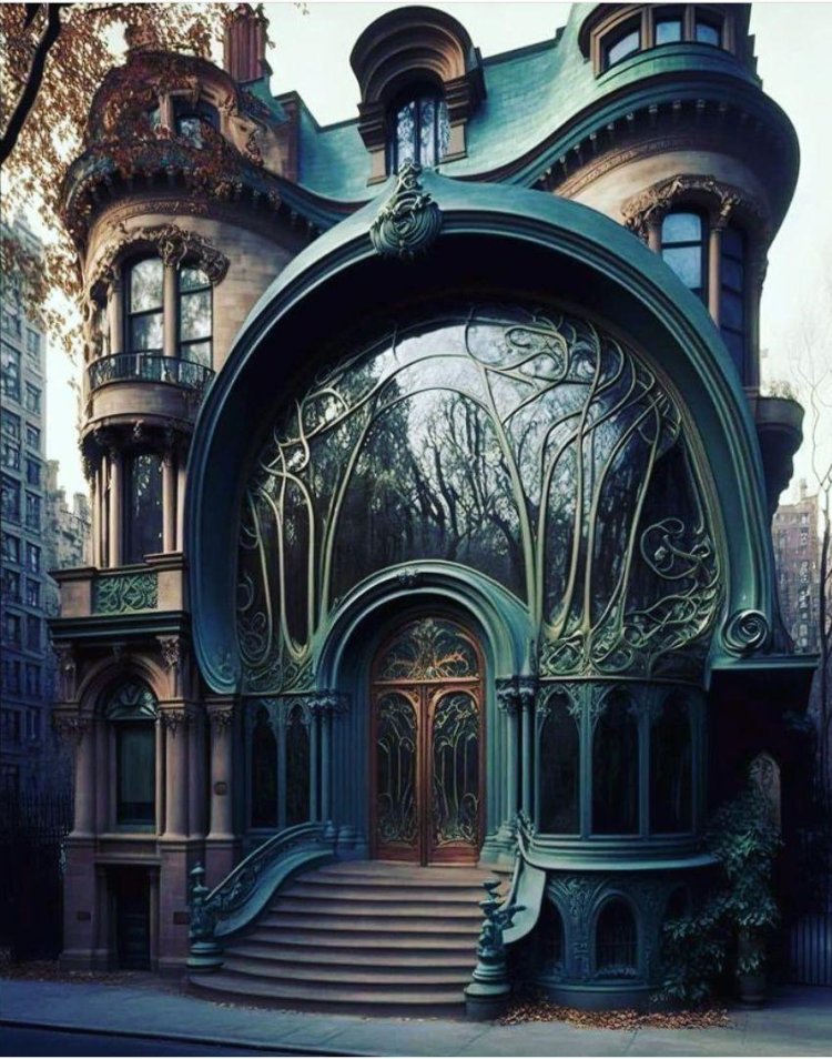 Bucharest House in the style of Ar Navo Modern