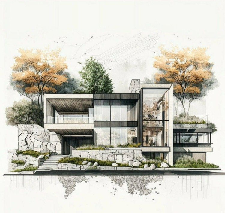 Architectural sketches