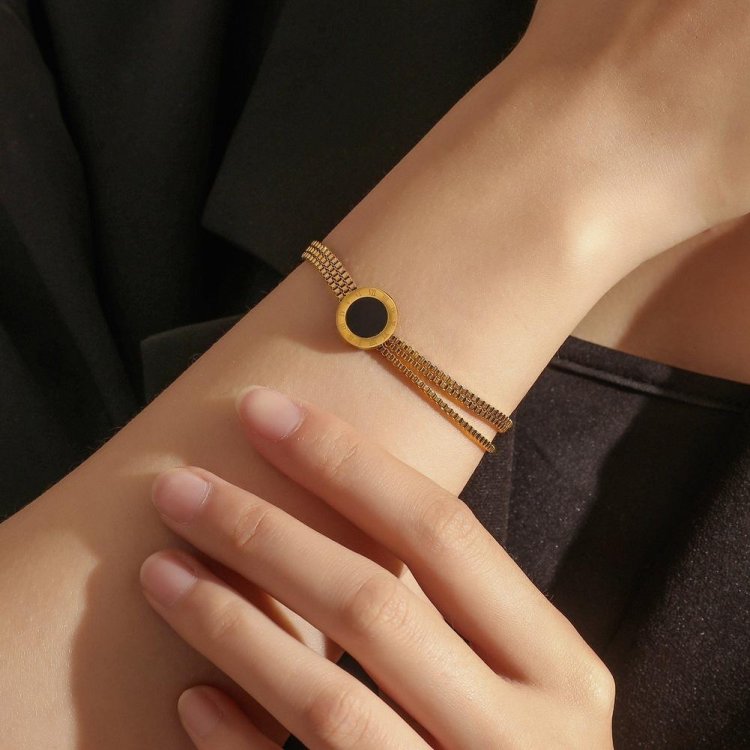 Wasabi jewell Bracelet with heart