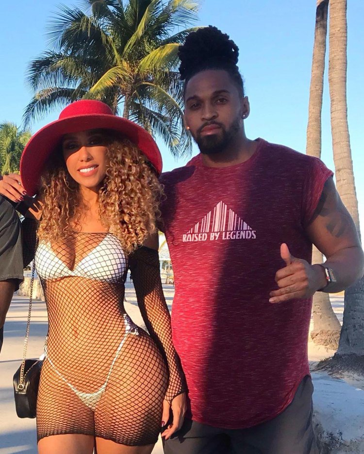 Aisha Issa in a swimsuit