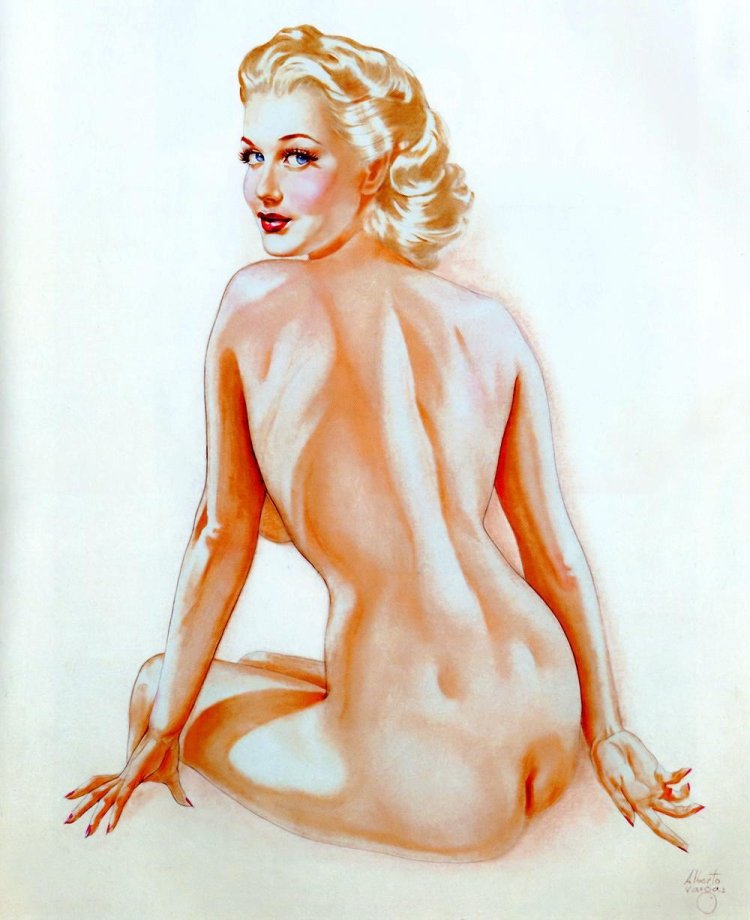 Alberto Vargas Figures in the style of me