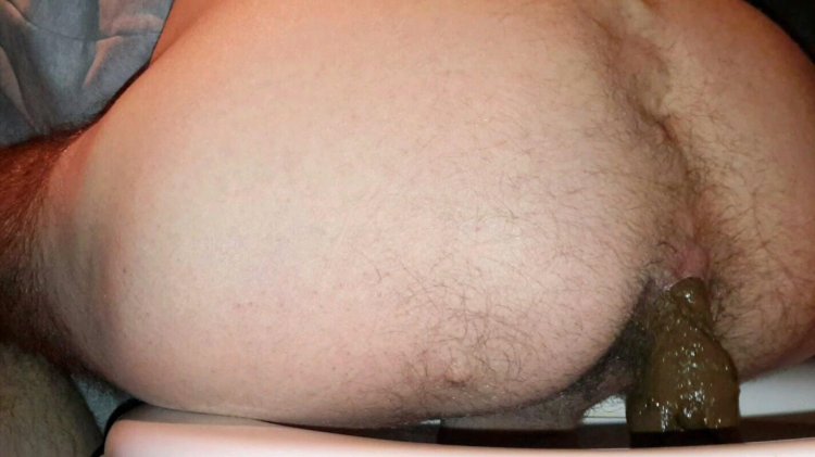 Gay Scat XXX man lifted a young guy in his underpants